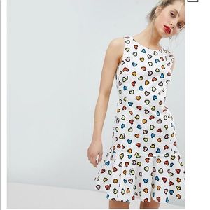 Moschino heart dress with tags on
